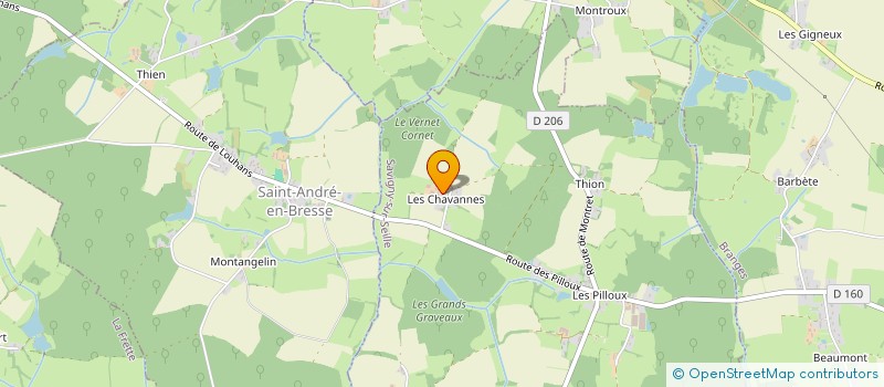 localisation de l'entreprise MONSIEUR DANIEL BERNARD  SAVIGNY-SUR-SEILLE