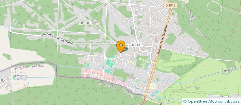 localisation de l'entreprise MONSIEUR DANIEL BERNARD  LAMORLAYE