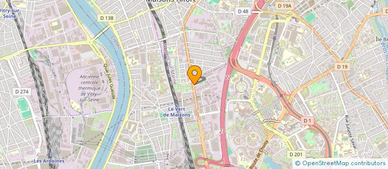 localisation de l'entreprise MONSIEUR DANIEL BERNARDINO à MAISONS-ALFORT