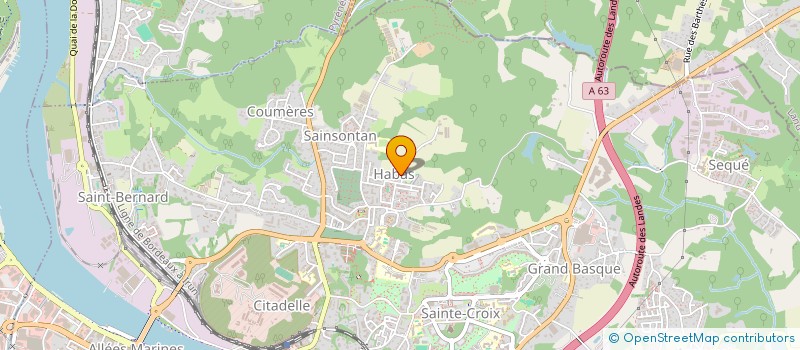 localisation de l'entreprise MONSIEUR DANIEL BERNERON  BAYONNE