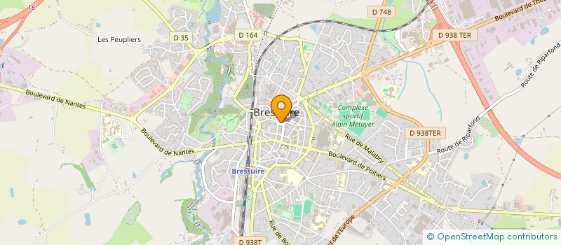 localisation de l'entreprise MONSIEUR DANIEL BERNIER  BRESSUIRE