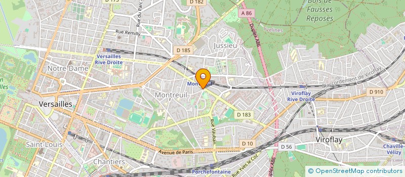 localisation de l'entreprise MONSIEUR DANIEL BERT à VERSAILLES