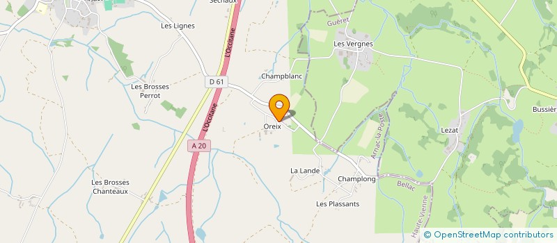 localisation de l'entreprise MONSIEUR DANIEL BERTEU à ARNAC-LA-POSTE