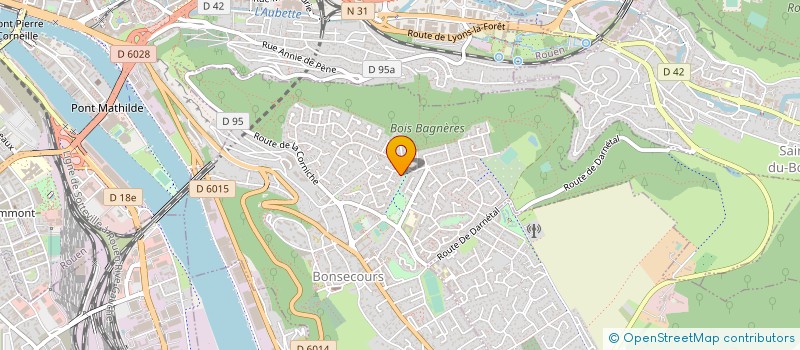 localisation de l'entreprise MONSIEUR DANIEL BERTHE à BONSECOURS