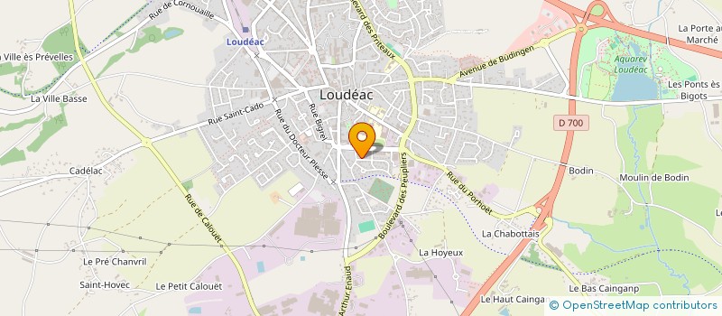 localisation de l'entreprise MONSIEUR DANIEL BERTHELOT à LOUDEAC
