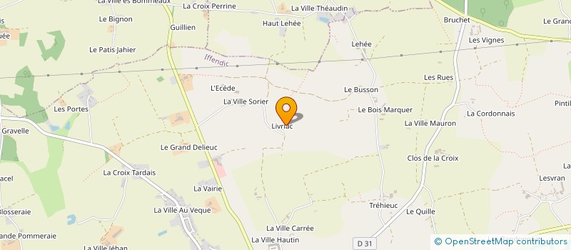 localisation de l'entreprise MONSIEUR DANIEL BERTHELOT  IFFENDIC