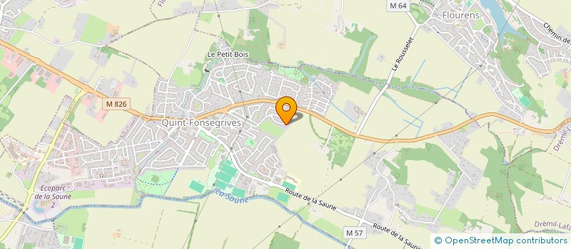 localisation de l'entreprise MONSIEUR DANIEL BERTHIAS  QUINT-FONSEGRIVES