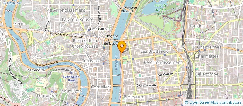 localisation de l'entreprise MONSIEUR DANIEL BERTI  LYON