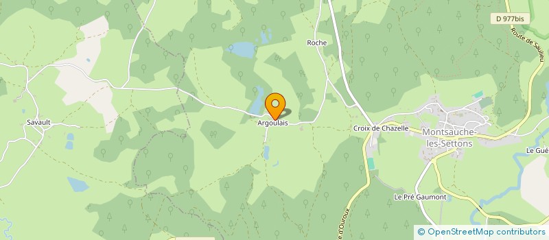 localisation de l'entreprise MONSIEUR DANIEL BERTOUX à MONTSAUCHE-LES-SETTONS