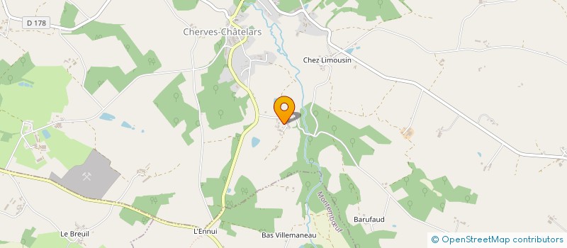 localisation de l'entreprise MONSIEUR DANIEL BESLIN à CHERVES-CHATELARS