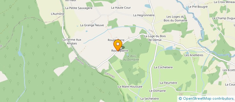 localisation de l'entreprise MONSIEUR DANIEL BESNIER à GESVRES