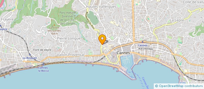 localisation de l'entreprise MONSIEUR DANIEL BESSET à CANNES
