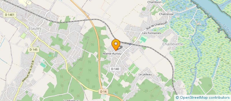 localisation de l'entreprise MONSIEUR DANIEL BESSON  CHAILLEVETTE