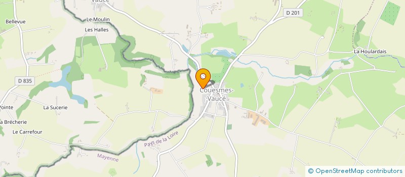 localisation de l'entreprise MONSIEUR DANIEL BETTON à COUESMES-VAUCE