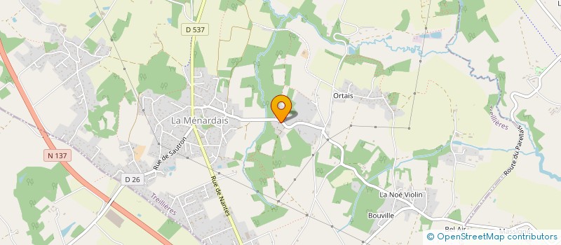 localisation de l'entreprise MONSIEUR DANIEL BIDET  GRANDCHAMP-DES-FONTAINES