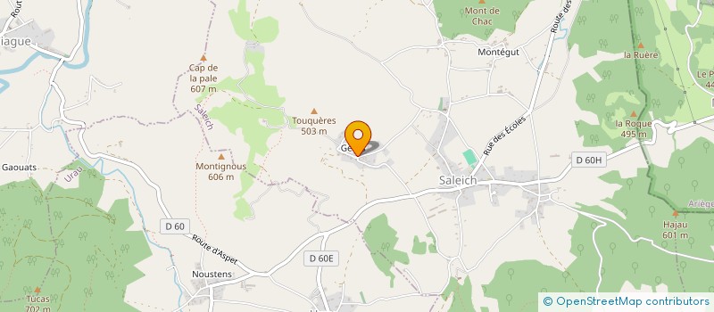 localisation de l'entreprise MONSIEUR DANIEL BILLAC  SALEICH