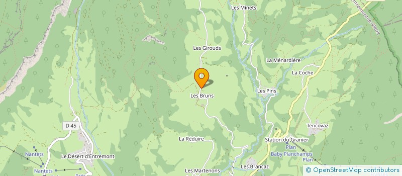 localisation de l'entreprise MONSIEUR DANIEL BILLON à ENTREMONT-LE-VIEUX