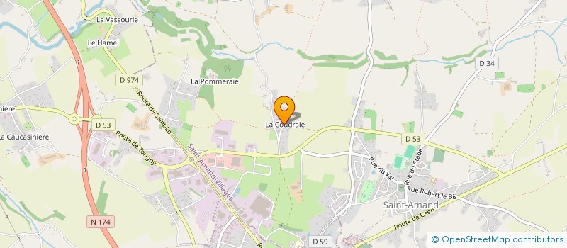 localisation de l'entreprise MONSIEUR DANIEL BINET  SAINT-AMAND-VILLAGES