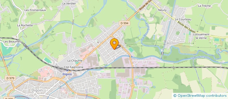 localisation de l'entreprise MONSIEUR DANIEL BINKOWSKI  DIGOIN