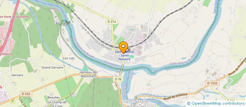 localisation de l'entreprise MONSIEUR DANIEL BINOT  SAINT-HILAIRE-DU-ROSIER