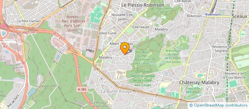 localisation de l'entreprise MONSIEUR DANIEL BISSON à CHATENAY-MALABRY