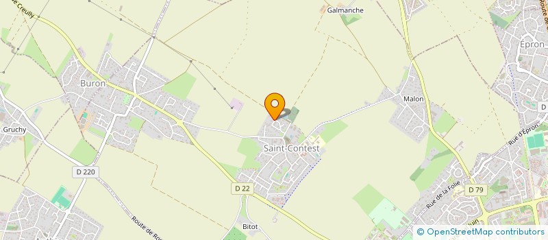 localisation de l'entreprise MONSIEUR DANIEL BISSON  SAINT-CONTEST