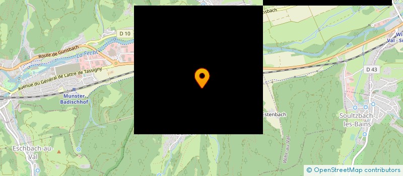 localisation de l'entreprise MONSIEUR DANIEL BITSCH  GRIESBACH-AU-VAL