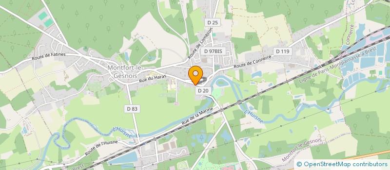 localisation de l'entreprise MONSIEUR DANIEL BIZERAY  MONTFORT-LE-GESNOIS