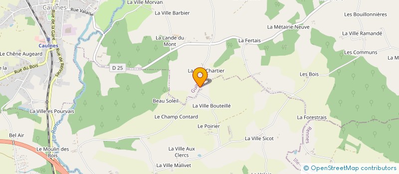 localisation de l'entreprise MONSIEUR DANIEL BIZETTE  GUENROC