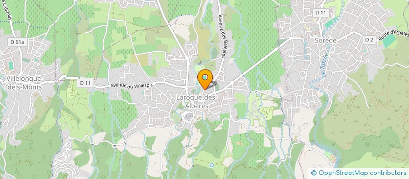 localisation de l'entreprise MONSIEUR DANIEL BLAHA  LAROQUE-DES-ALBERES