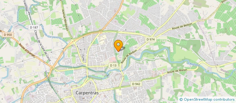 localisation de l'entreprise MONSIEUR DANIEL BLANC  CARPENTRAS