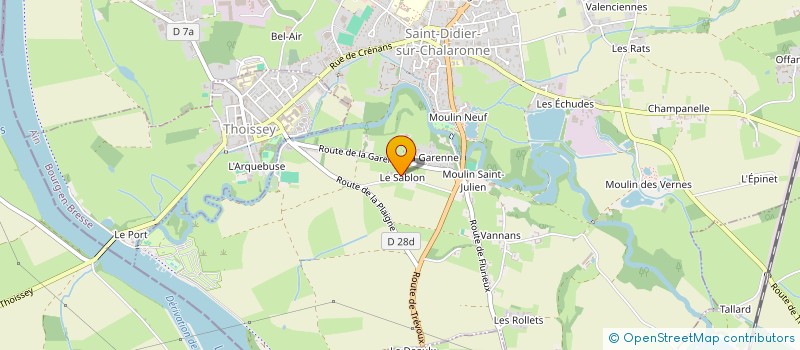 localisation de l'entreprise MONSIEUR DANIEL BLANC  ILLIAT