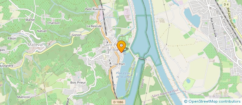 localisation de l'entreprise MONSIEUR DANIEL BLANC  SAINT-PIERRE-DE-BUF