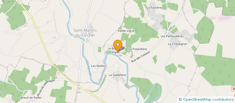localisation de l'entreprise MONSIEUR DANIEL BLANCHARD à BERNAC