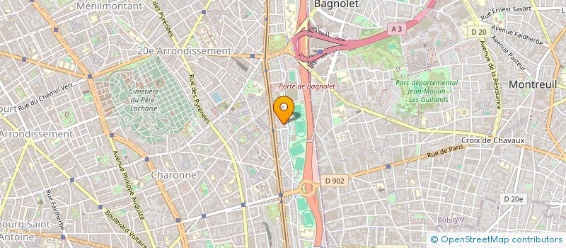 localisation de l'entreprise MONSIEUR DANIEL BLANCHARD  PARIS