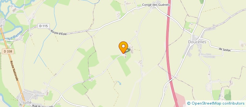 localisation de l'entreprise MONSIEUR DANIEL BLANCHE  VIVOIN