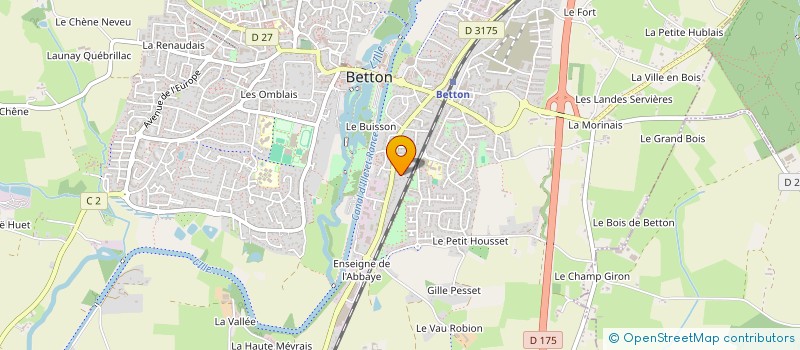 localisation de l'entreprise MONSIEUR DANIEL BLANCHET  BETTON