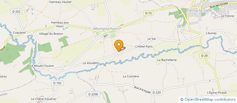 localisation de l'entreprise MONSIEUR DANIEL BLANCHET  SAINT-DENIS-LE-VETU