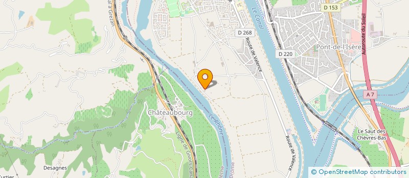 localisation de l'entreprise MONSIEUR DANIEL BLECH  LA ROCHE-DE-GLUN