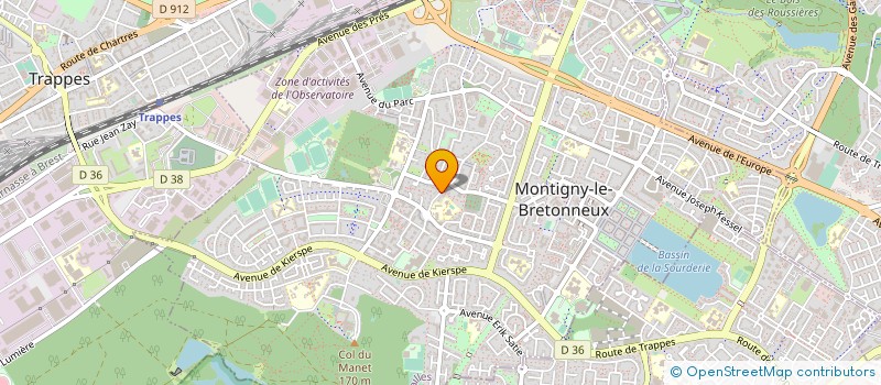 localisation de l'entreprise MONSIEUR DANIEL BLONDEL-PIGNOL  MONTIGNY-LE-BRETONNEUX