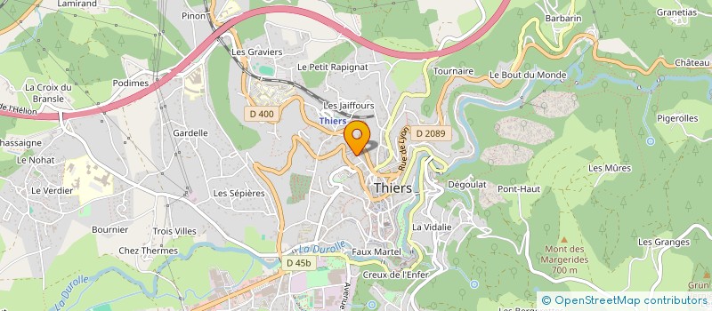 localisation de l'entreprise MONSIEUR DANIEL BLONSKI à THIERS