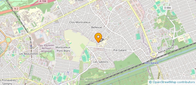 localisation de l'entreprise MONSIEUR DANIEL BLOT à VILLEPINTE