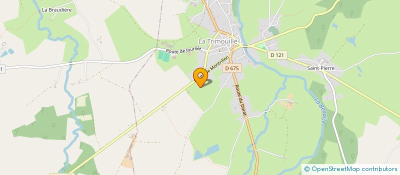 localisation de l'entreprise MONSIEUR DANIEL BOCQUEL  LA TRIMOUILLE