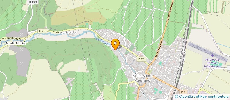 localisation de l'entreprise MONSIEUR DANIEL BOCQUENET à NUITS-SAINT-GEORGES