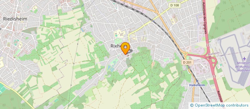 localisation de l'entreprise MONSIEUR DANIEL BOEGLIN  RIXHEIM