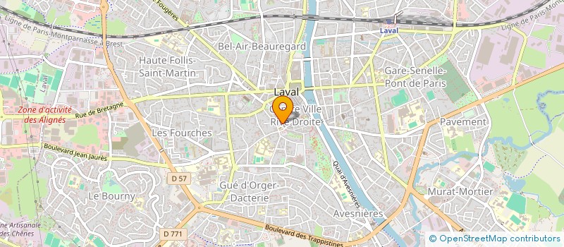 localisation de l'entreprise MONSIEUR DANIEL BOETON à LAVAL