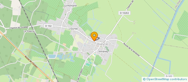 localisation de l'entreprise MONSIEUR DANIEL BOEUF  QUEYRAC