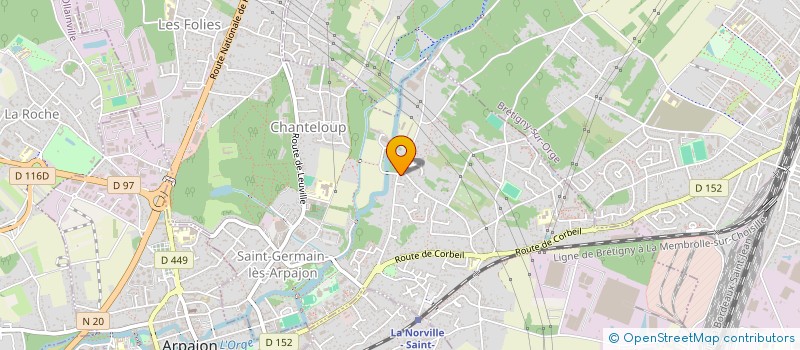 localisation de l'entreprise MONSIEUR DANIEL BOHIN à SAINT-GERMAIN-LES-ARPAJON