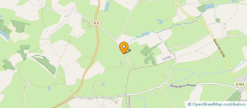 localisation de l'entreprise MONSIEUR DANIEL BOIRE  CERILLY