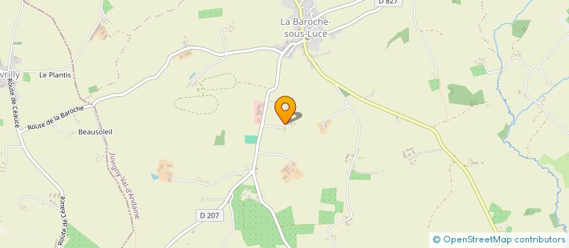 localisation de l'entreprise MONSIEUR DANIEL BOISGONTIER à JUVIGNY VAL D'ANDAINE